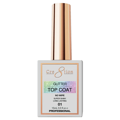 Cre8tion Glitter Top Coat 01 15ml