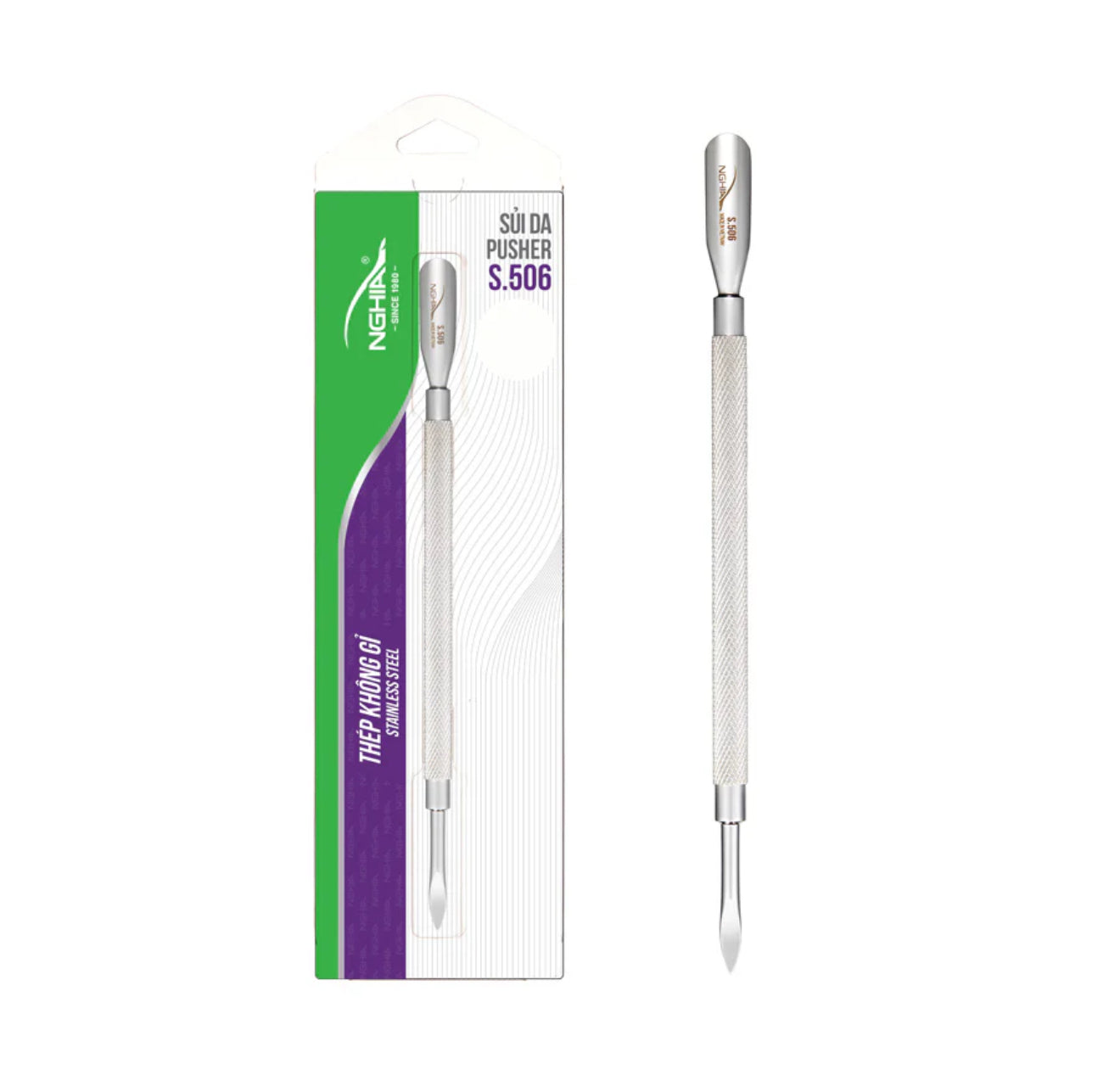 NGHIA Cuticle Pusher - S-506 (Stainless Steel)