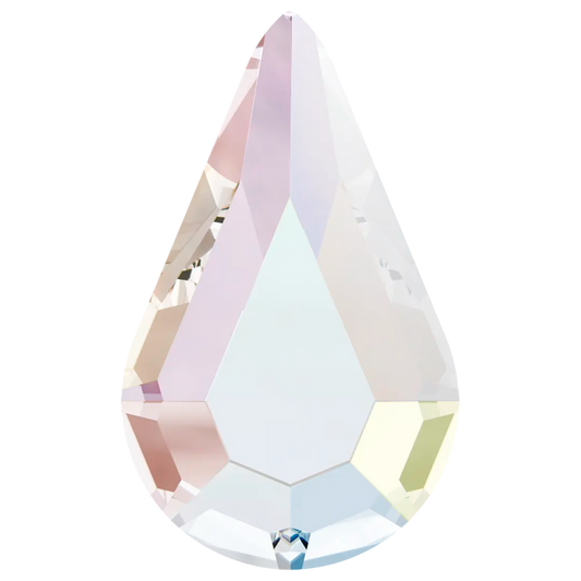 Swarovski Non Hotfix Flat Back Crystals Drop (2300) Crystal AB