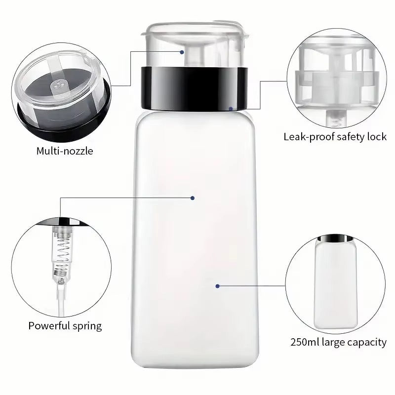 Liquid Pump Dispenser Bottle 250ml