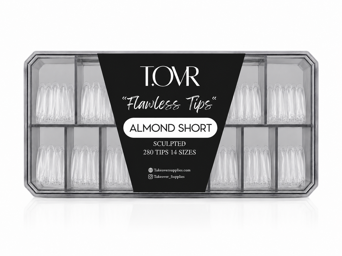 Take Over Soft Gel Extension Tips 280pcs Almond