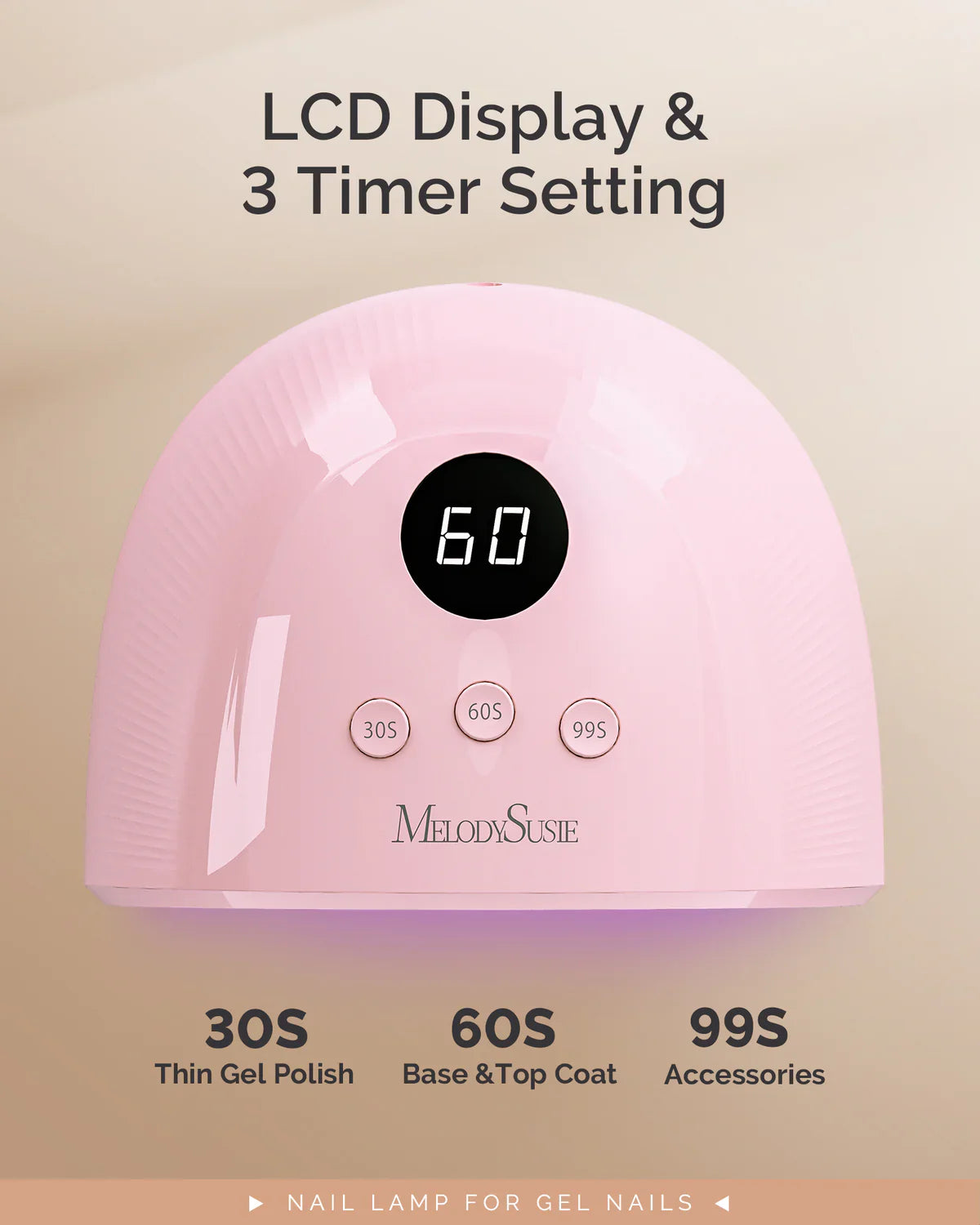 MelodySusie PLUS30F UV/LED Nail Lamp