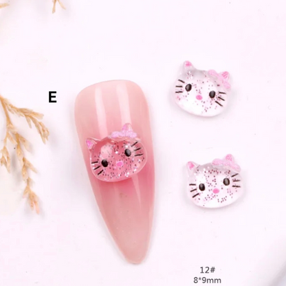 Hello Kitty Glitter Heads 5pc