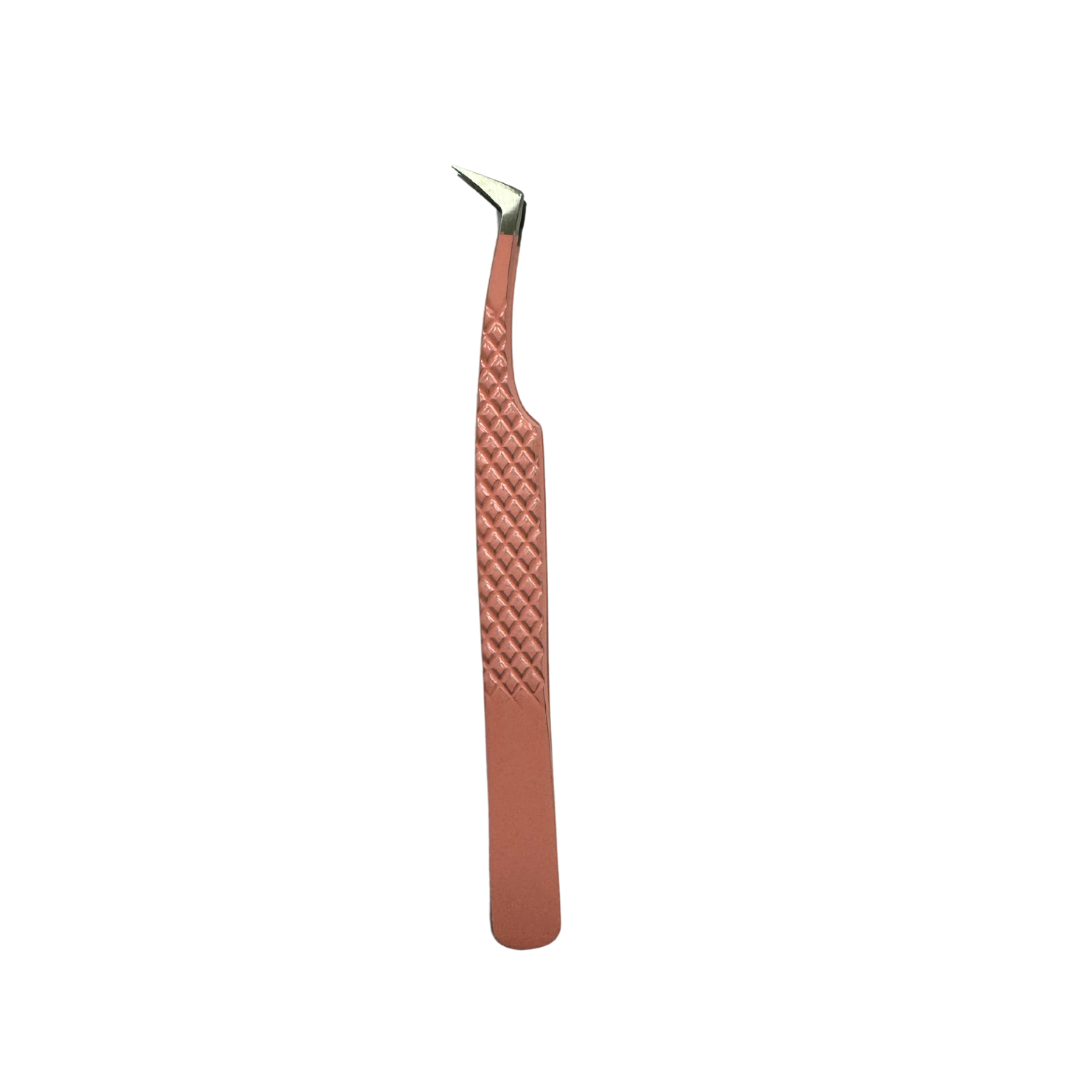 Pink Fiber Tweezers