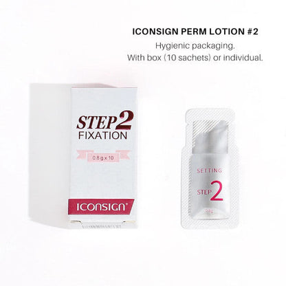ICONSIGN #2 Fixation Lotion Lash Lift Sachets  10pc