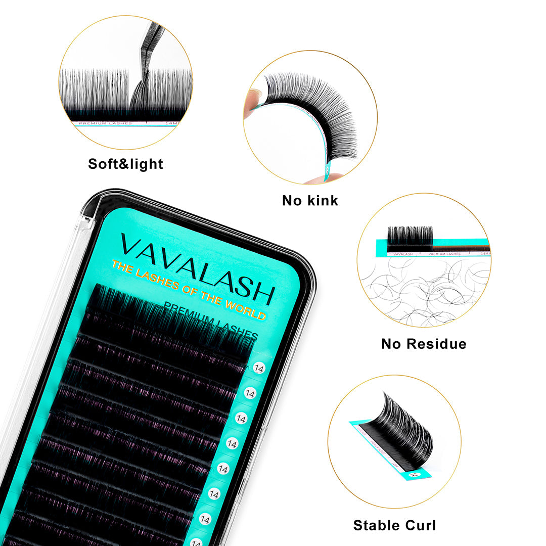 VAVALASH Classic Individual Premium Lash Extensions 0.15