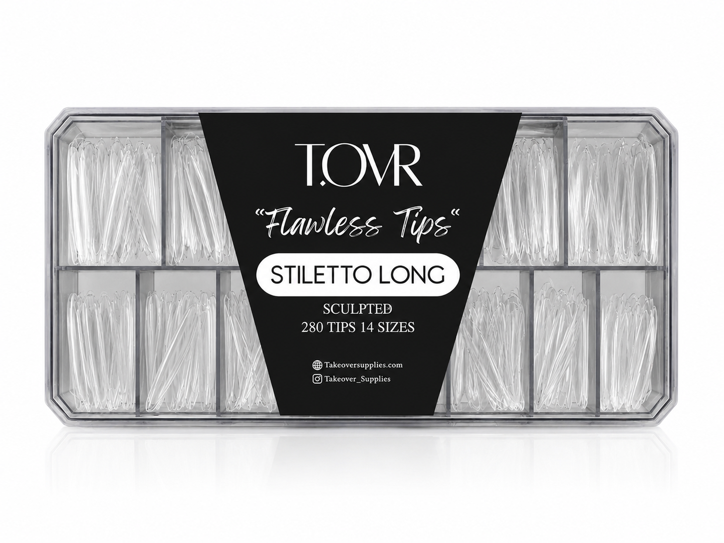 Take Over Soft Gel Extension Tips 280pcs Stiletto