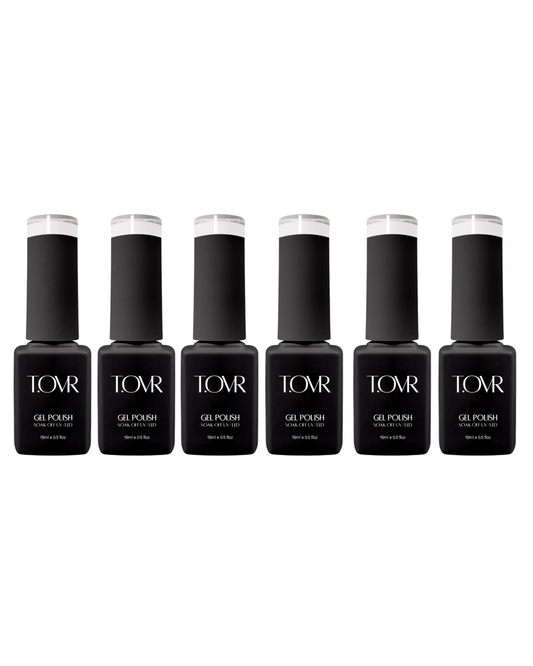 Take Over UV/LED Ultra White 001 Gel Polish 6pc Bundle