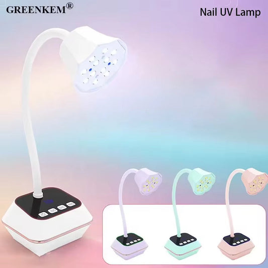 Rechargeable Gooseneck UV LED Lamp