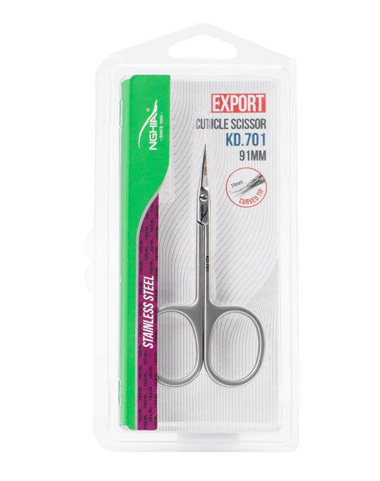 NGHIA Cuticle Scissors - KD-701 (Stainless Steel)