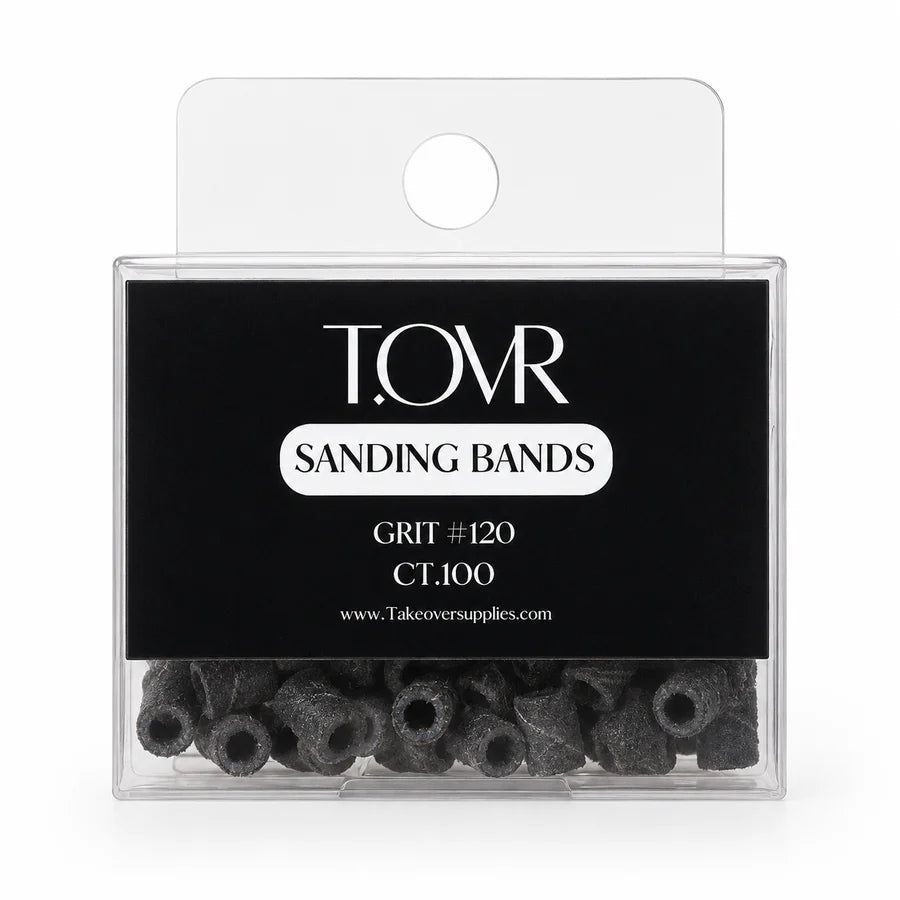 Take Over Black 3mm Sanding Bands ct.100