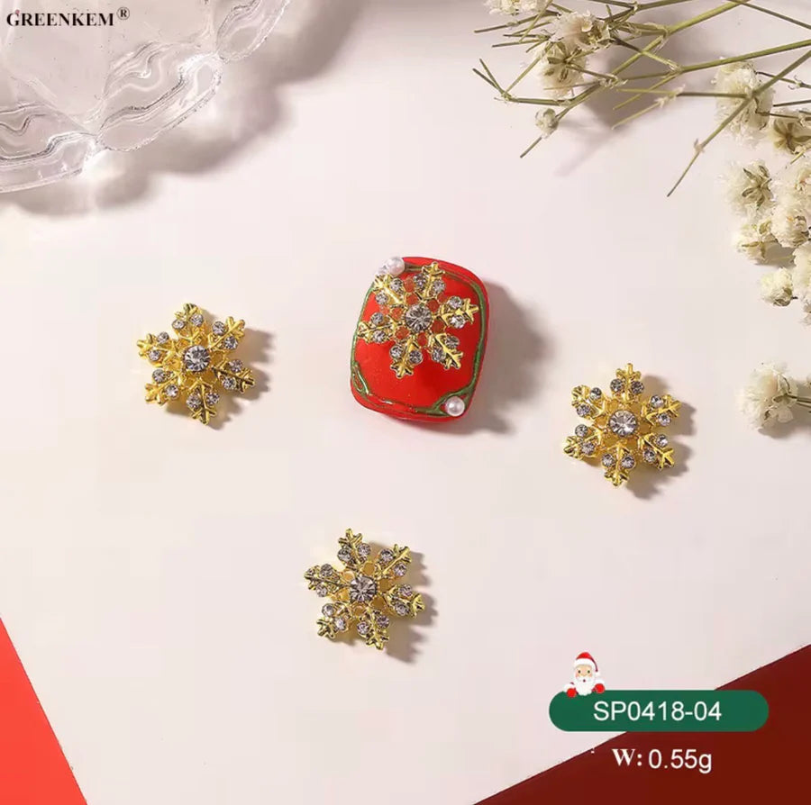 Christmas Nail Charms 2pc In a Pack