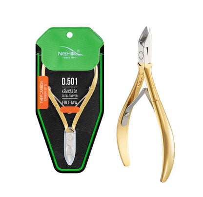 NGHIA GOLD Cuticle Nipper - D-501 (Hard Steel)