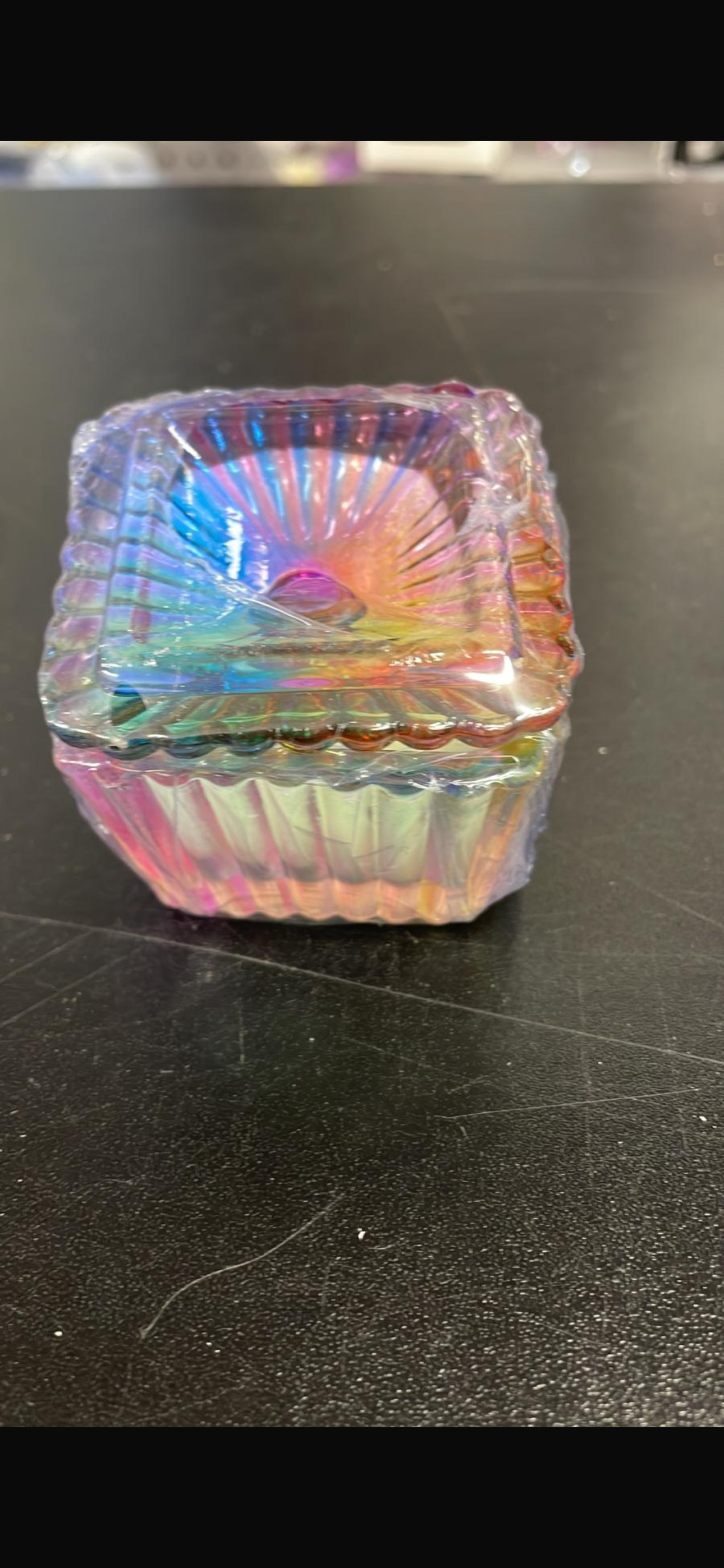 Rainbow Colored Dappen Dishes