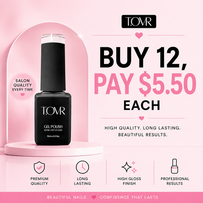 Take Over HEMA FREE UV/LED Gel Polish 15ml 001-100