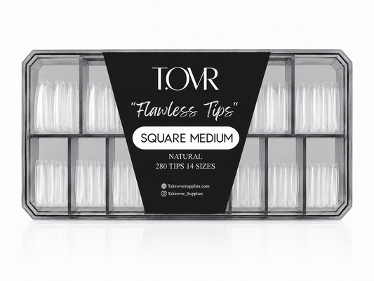Take Over Soft Gel Extension Tips 280pcs Square