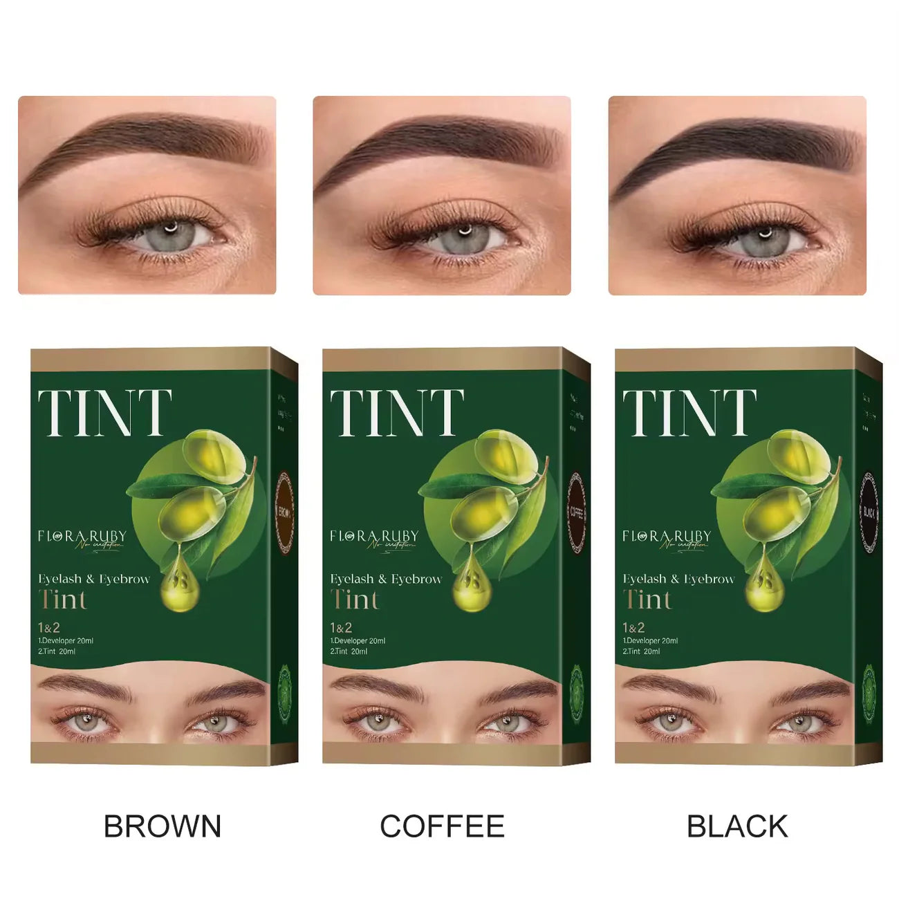 Flora Ruby Eyelash & Brow Tint