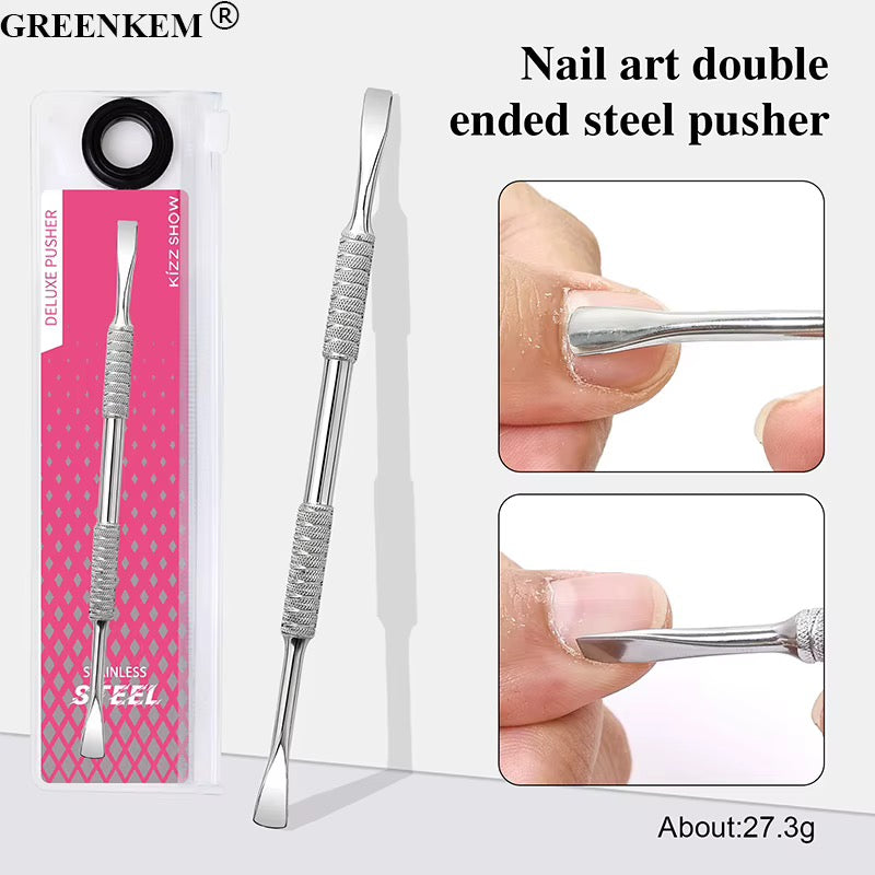Stainless Steel Double-Ended Cuticle Pusher