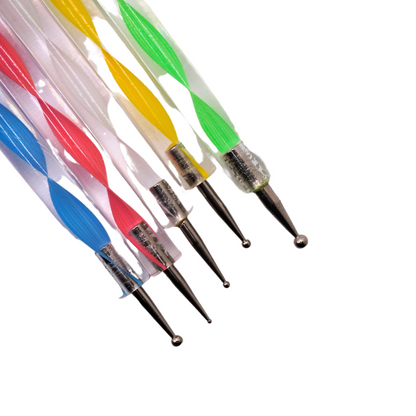 Art Brush + Nail Dotters 5Pcs