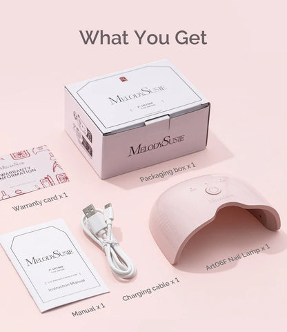 MelodySusie P-ART06G Rechargeable & Cordless LED/UV Nail Lamp