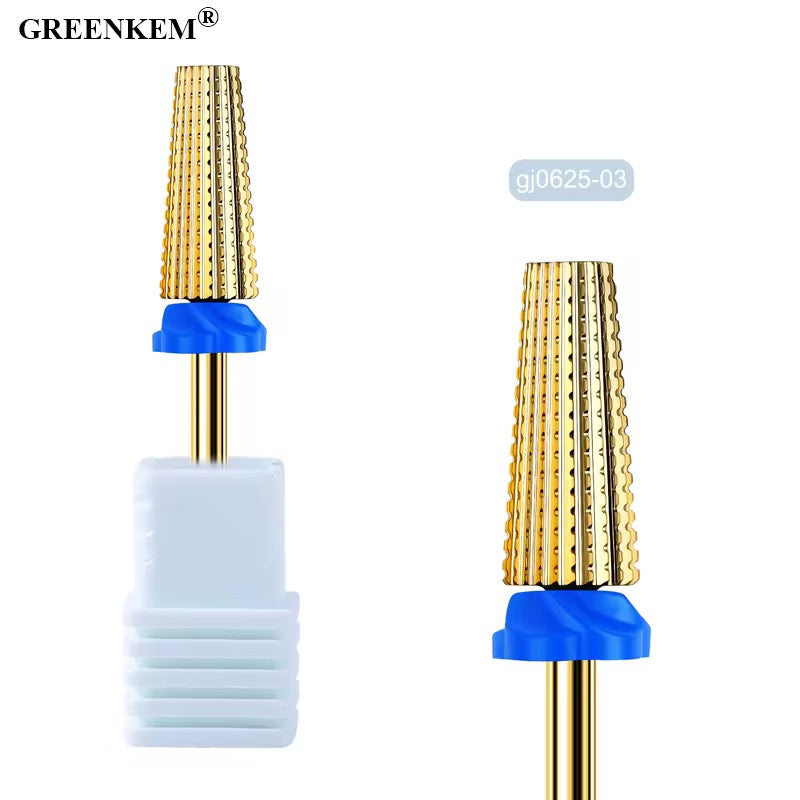 5 in 1 Gold Tungsten Steel Nail Drill Bit