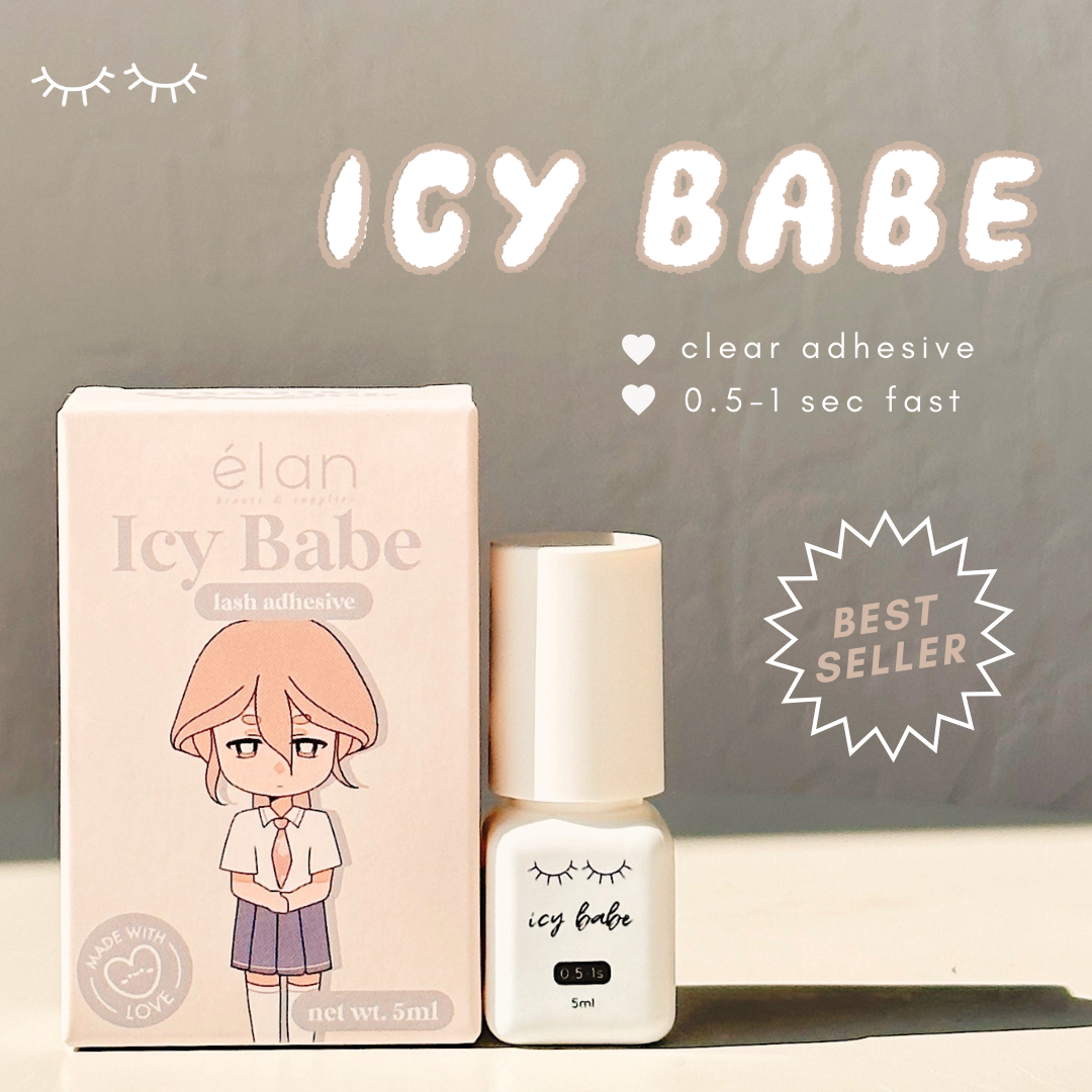 elan Icy Babe Clear Adhesive
