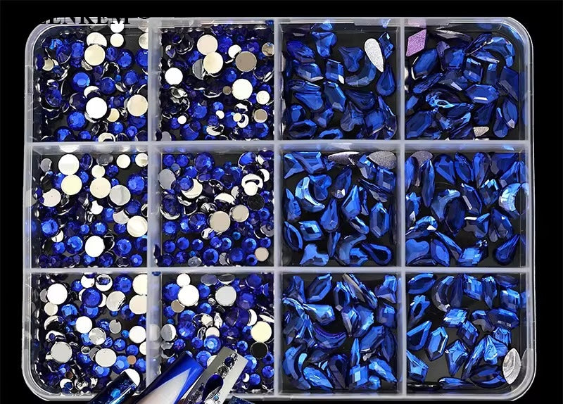 Rhinestone 12 Grid Pack