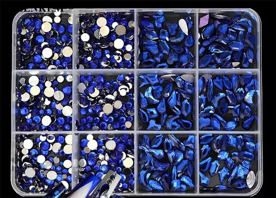 Rhinestone 12 Grid Pack