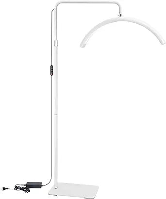 Half Moon LED Lamp with Stand For Lashes