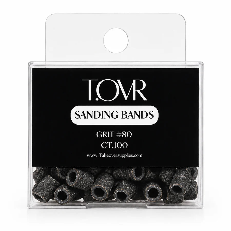 Take Over Black 3mm Sanding Bands ct.100