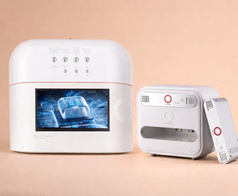 O NAIL AI UV Lamp + 2 Batteries & Charging Port