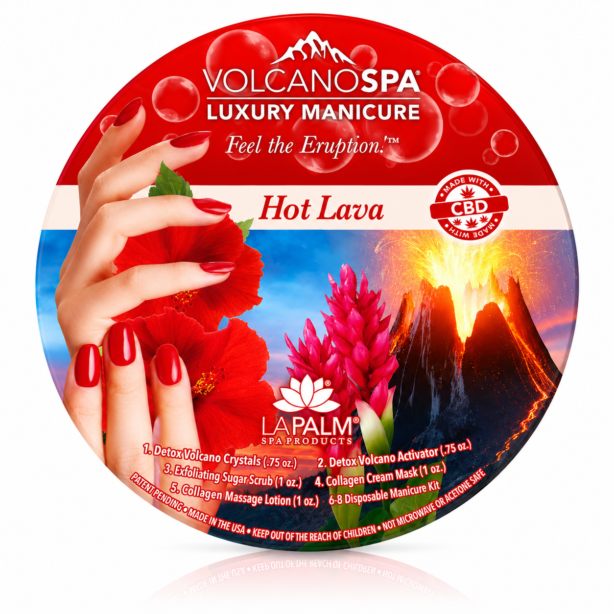 Volcano Spa Luxury Manicure 8 Step Kit