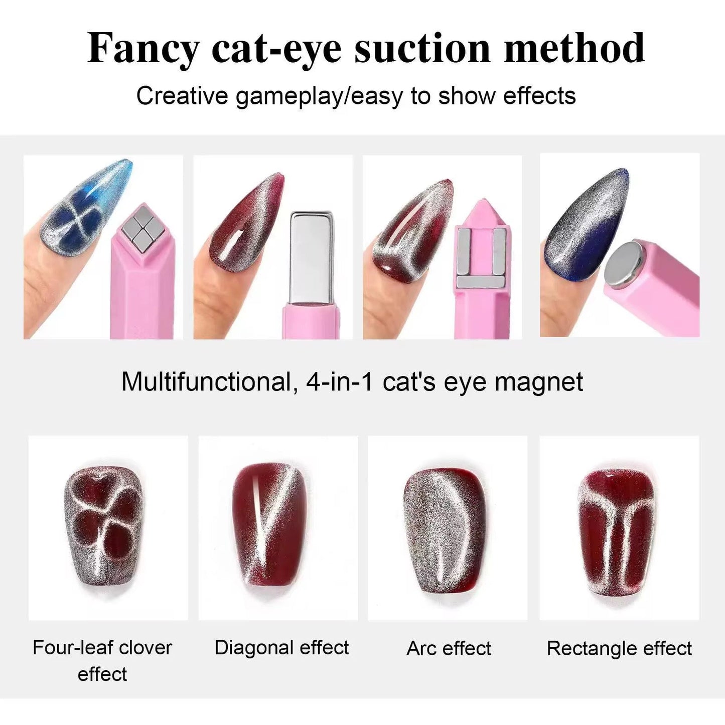 4 in 1 Cat-eye Nail Magnet