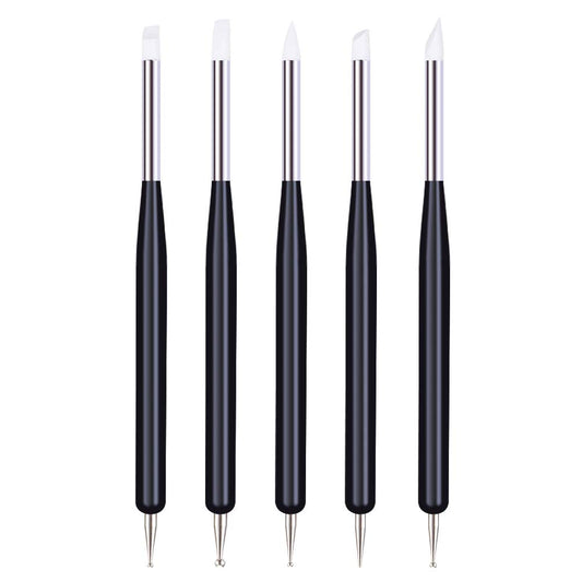 5pc Silicone Brush/ Dotting Tool Set