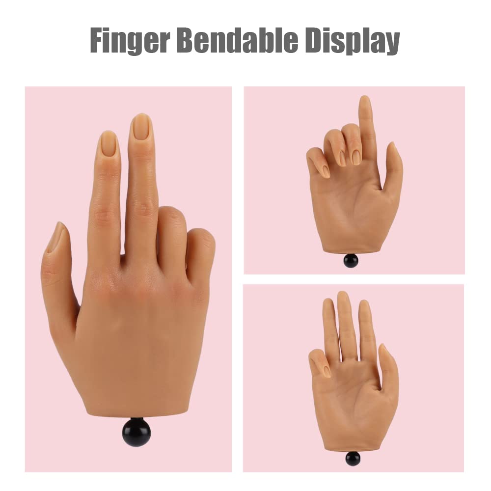 Silicone Nail Trainning Practice Hand