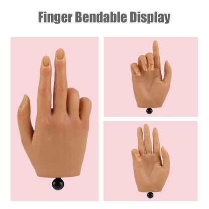 Silicone Nail Trainning Practice Hand