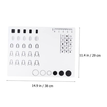 Nail Practice Mat