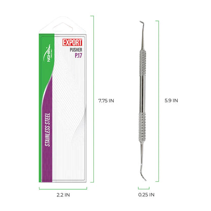 NGHIA Cuticle Pusher - P-17 (Stainless Steel)