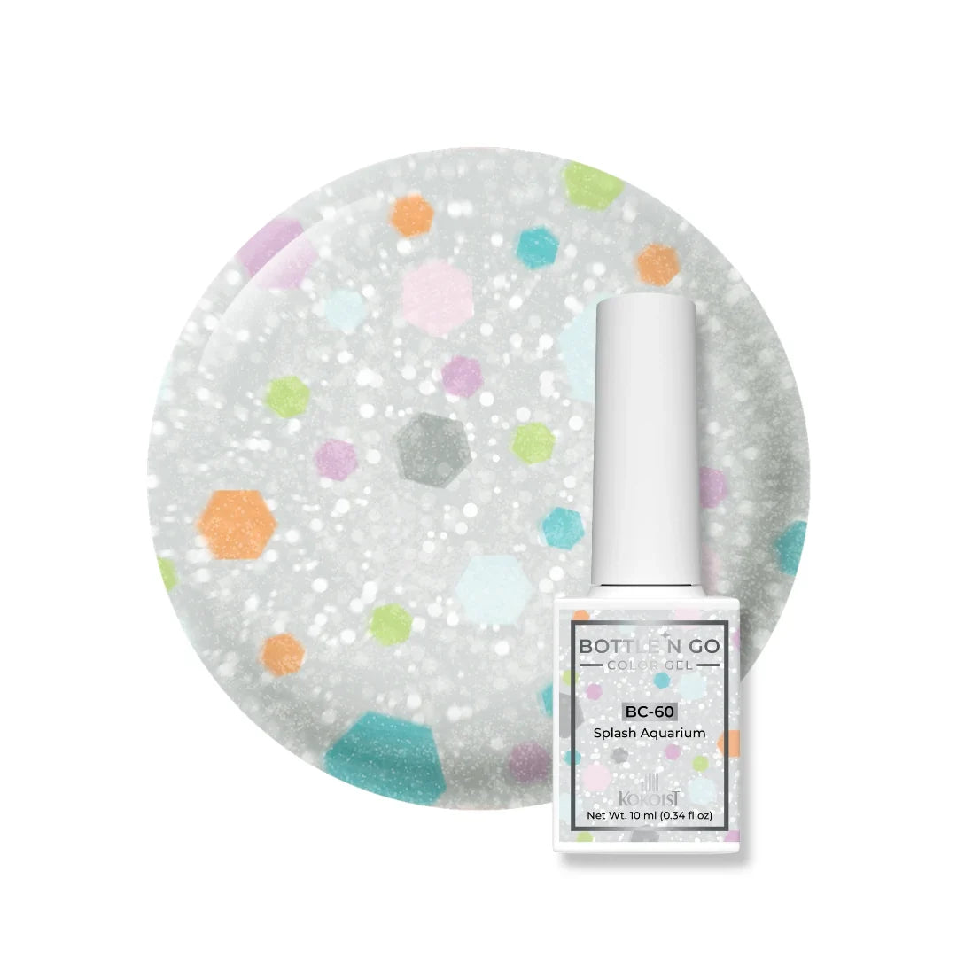 KOKOIST BOTTLE ‘N GO FLASH GLITTER GEL POLISH
