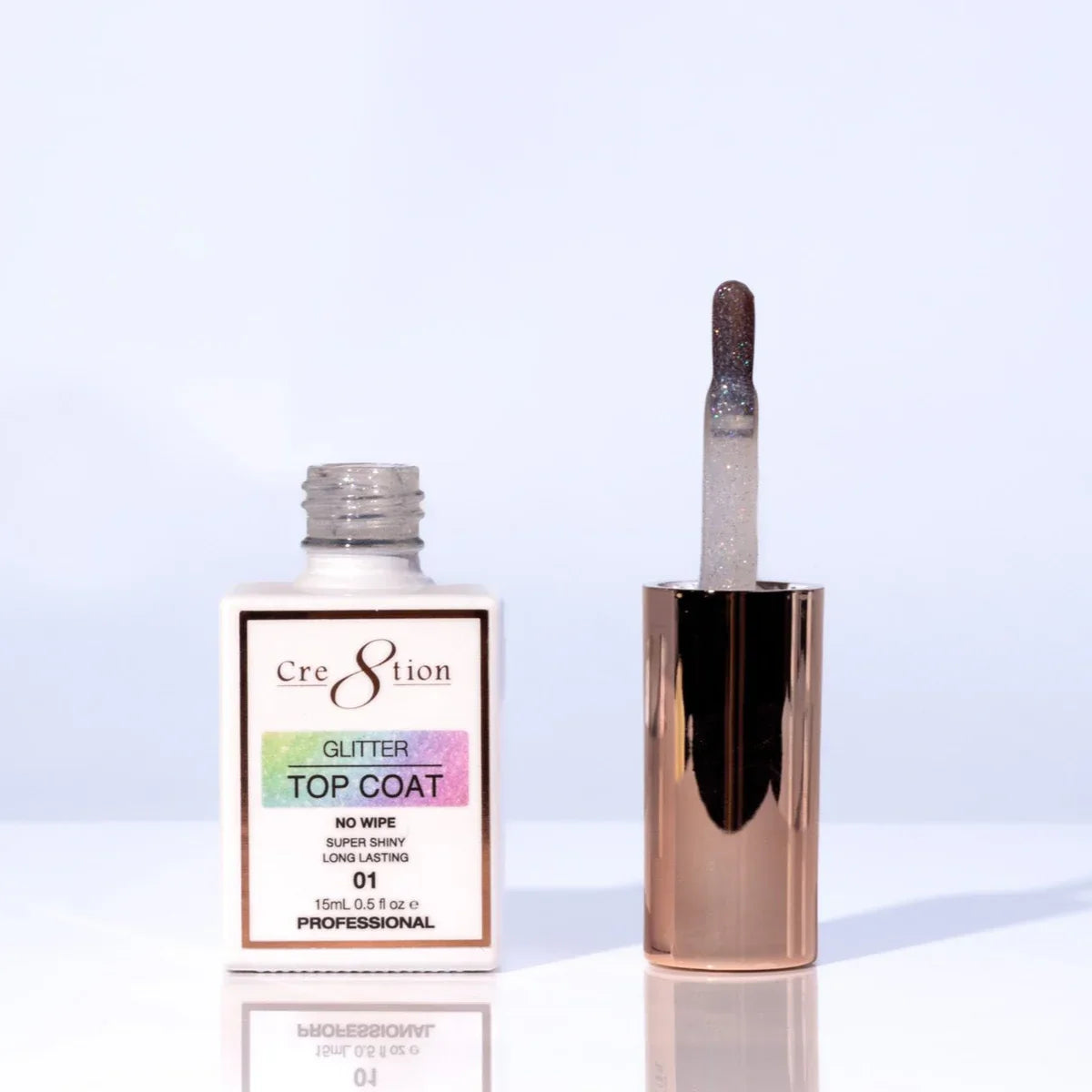 Cre8tion Glitter Top Coat 01 15ml