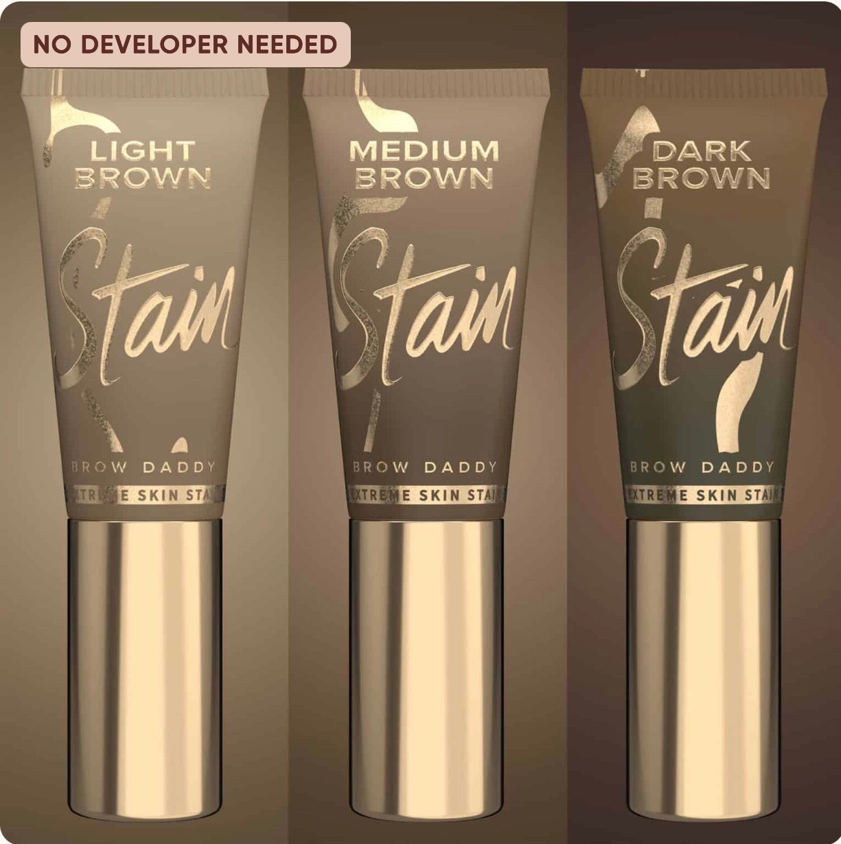 BROW DADDY STAINME ESSENTIALS SET (3 SHADES)