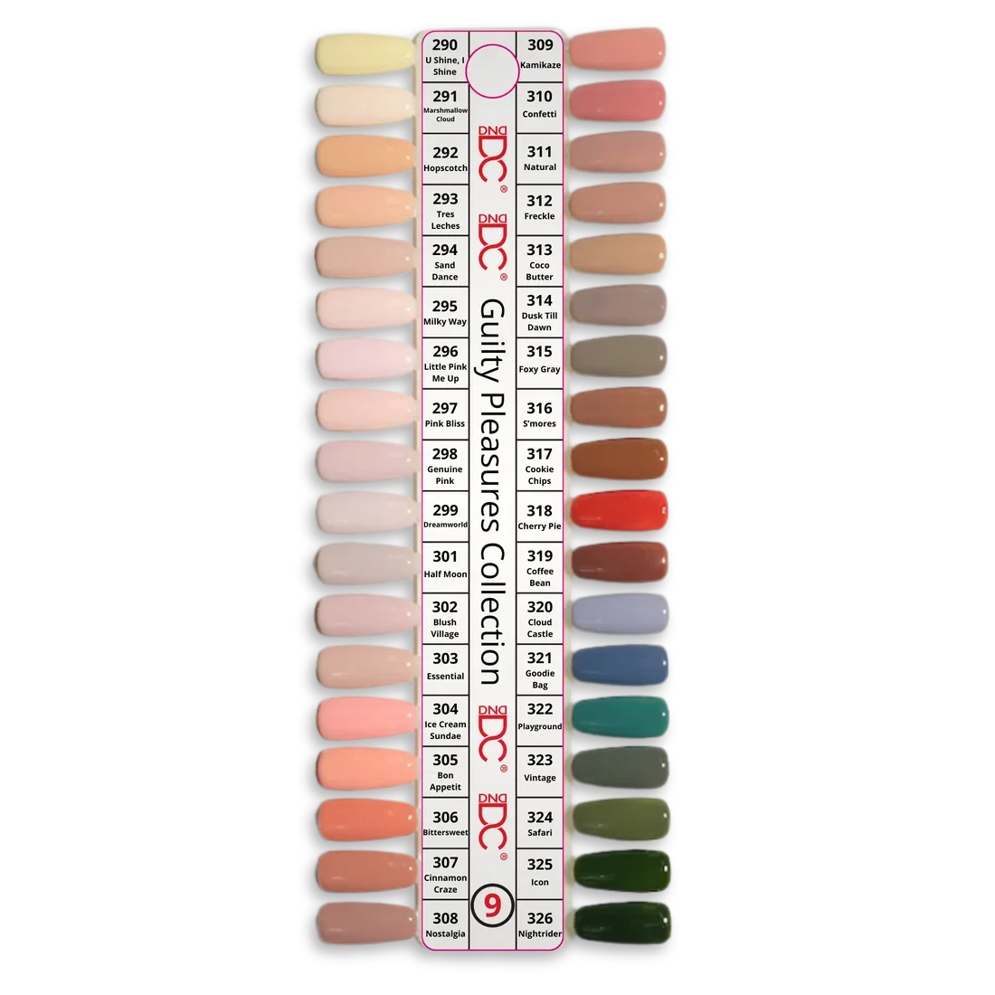 DND DC Gel Polish - Guilty Pleasure Collection 36 Colors