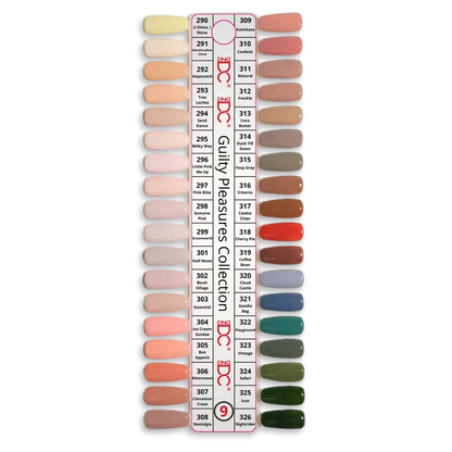 DND DC Gel Polish - Guilty Pleasure Collection 36 Colors