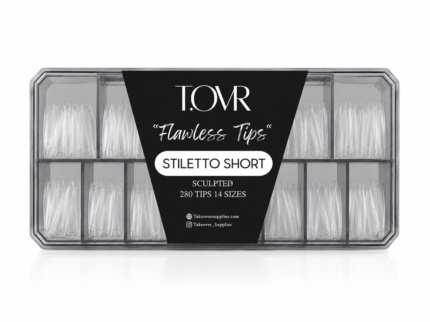 Take Over Soft Gel Extension Tips 280pcs Stiletto