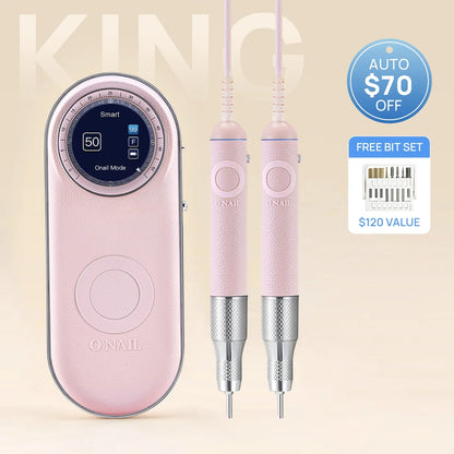 O NAIL Nail Drill Pro Max ( Dual Hand-piece Version)