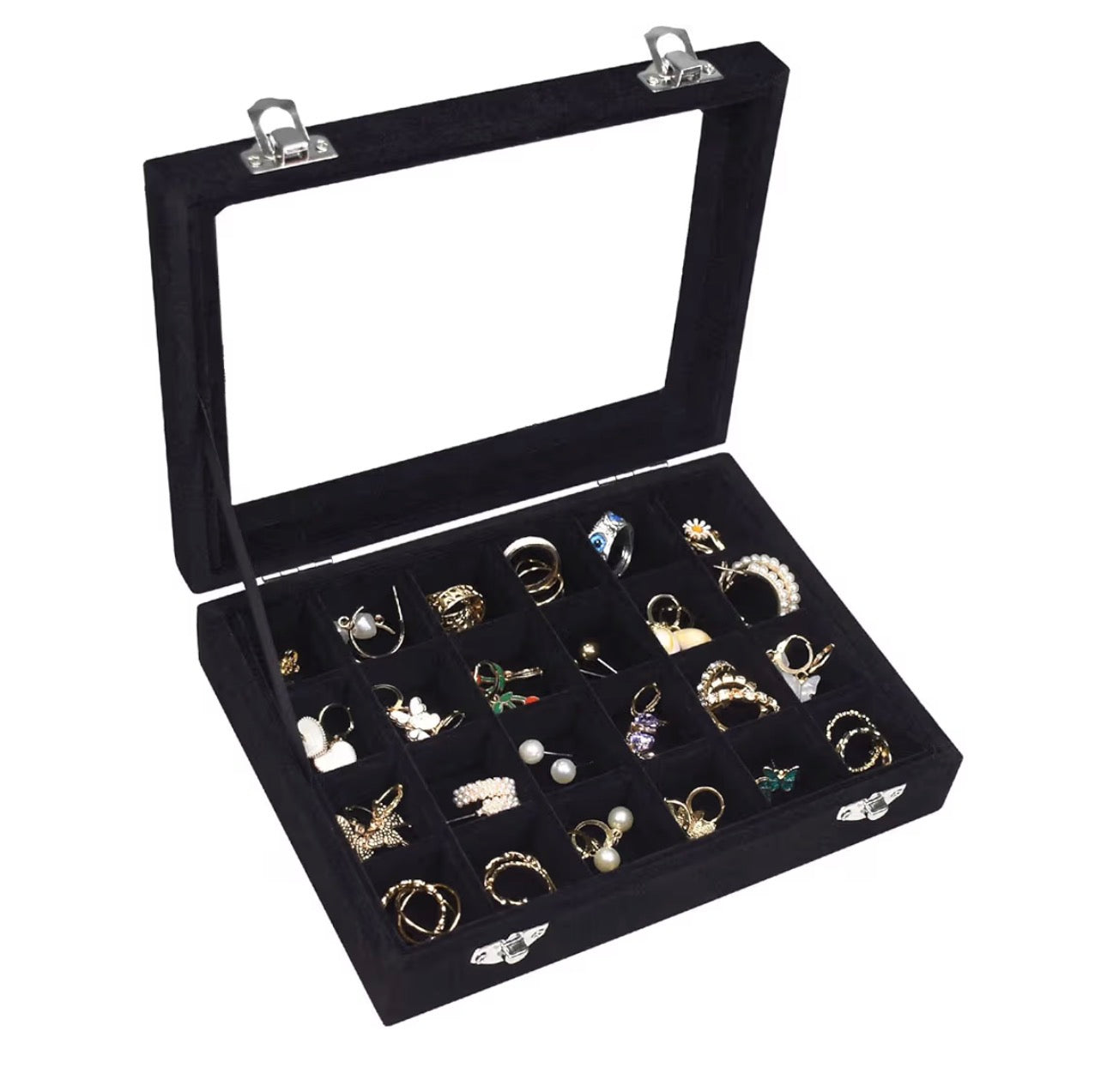 Velvet Rhinestone Case 24 Grid