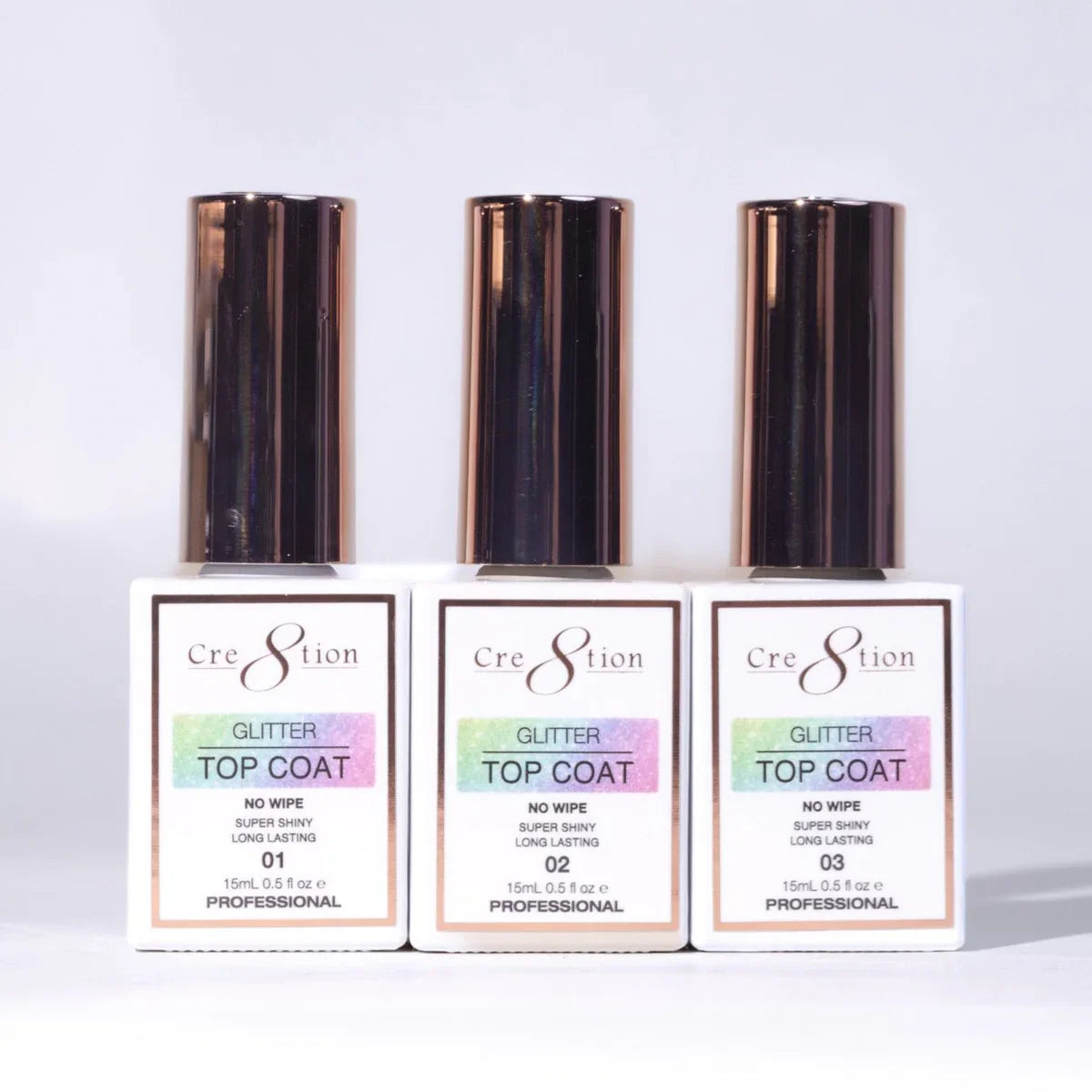 Cre8tion Glitter Top Coat 01 15ml