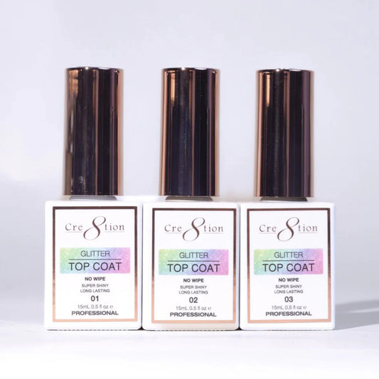 Cre8tion Glitter Top Coat 01 15ml