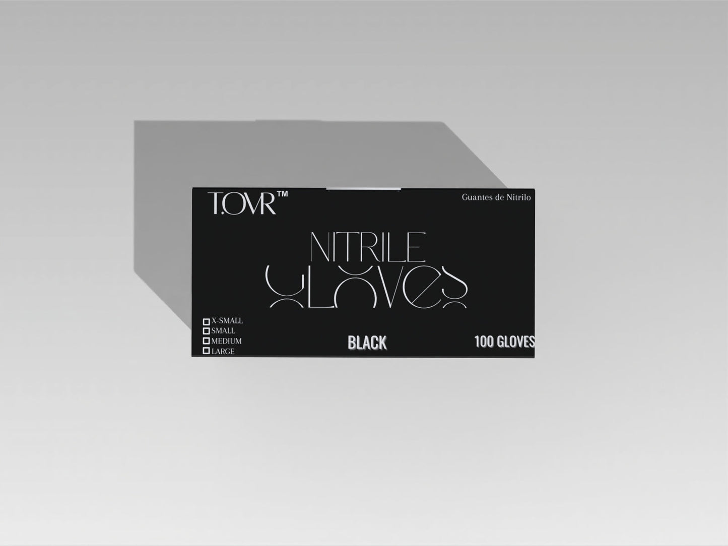 TAKE OVER NITRILE GLOVES BLACK 100ct.