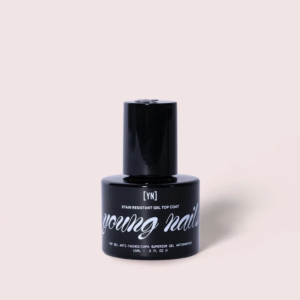 Young Nails STAIN RESISTANT TOP COAT GEL, 15ML